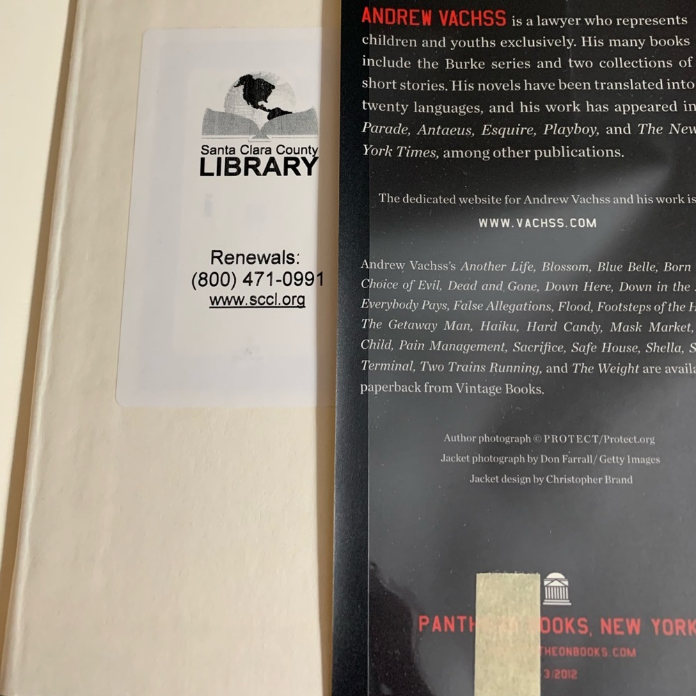 THAT’S HOW I ROLL Book Hardback by Andrew Vachss Published by Pantheon Books - Picture 8 of 12